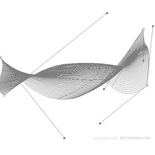 Photoshop入门教程:扭曲变幻线