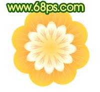 Photoshop 非常漂亮的卡通小花朵