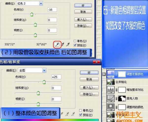 PS合成唯美梦幻青绿色的人物场景教程